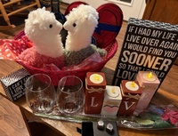 “Better together” sweetheart basket