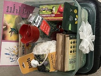 "Birds, bees, flowers, and trees" basket